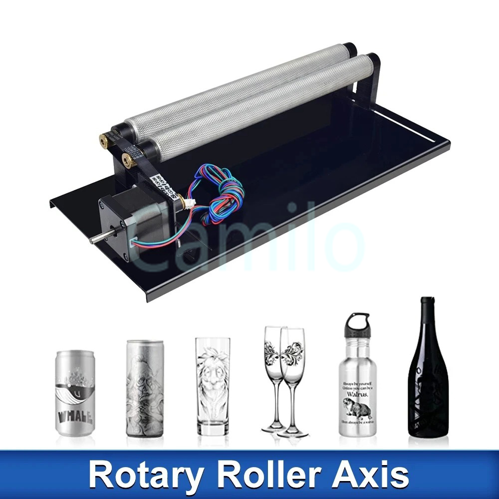 Rotary Axis Laser Engraver - Y-Axis Rotating Engraver Module Rotary Rollers