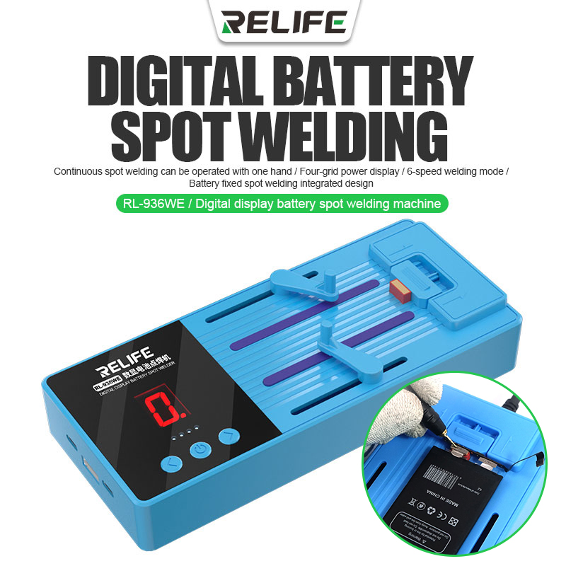 Fume Extractor Laser - RL-936WE Digital Display Battery Spot Welding
