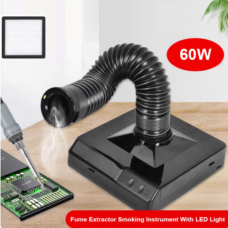 Fume Extractor Laser - 60W Soldering Iron Fume Extractor with