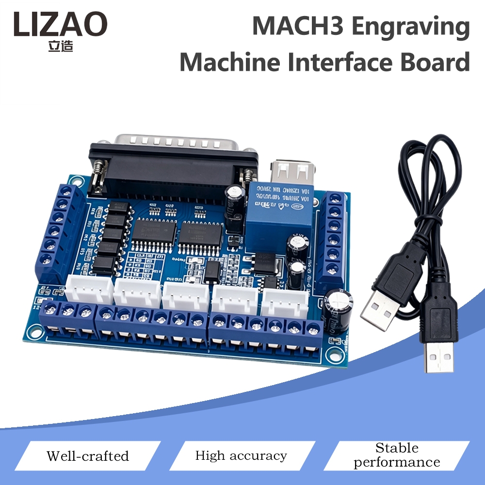 Breakout Board Mach3 - MACH3 CNC Breakout Board 5 Axis