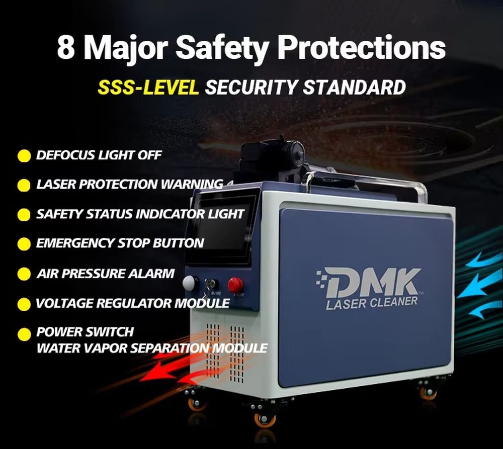 DMK New air Cooling  GT-500w P - Portable Laser Rust Removal recension och pris
