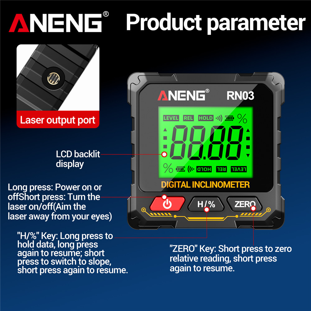 ANENG RN02/RN03 Laser Digital  - Industrial Laser Alignment recension och pris