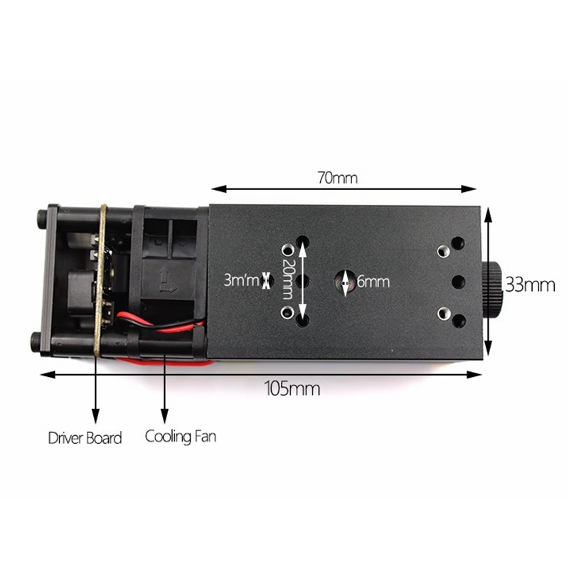 405nm ~ 850nm Focusable Head R - Diode Laser Module recension och pris