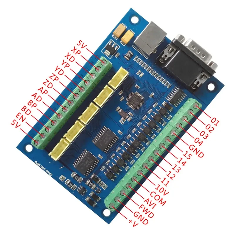 CNC MACH3 USB 5 Axis 100KHz US - Breakout Board Mach3 recension och pris