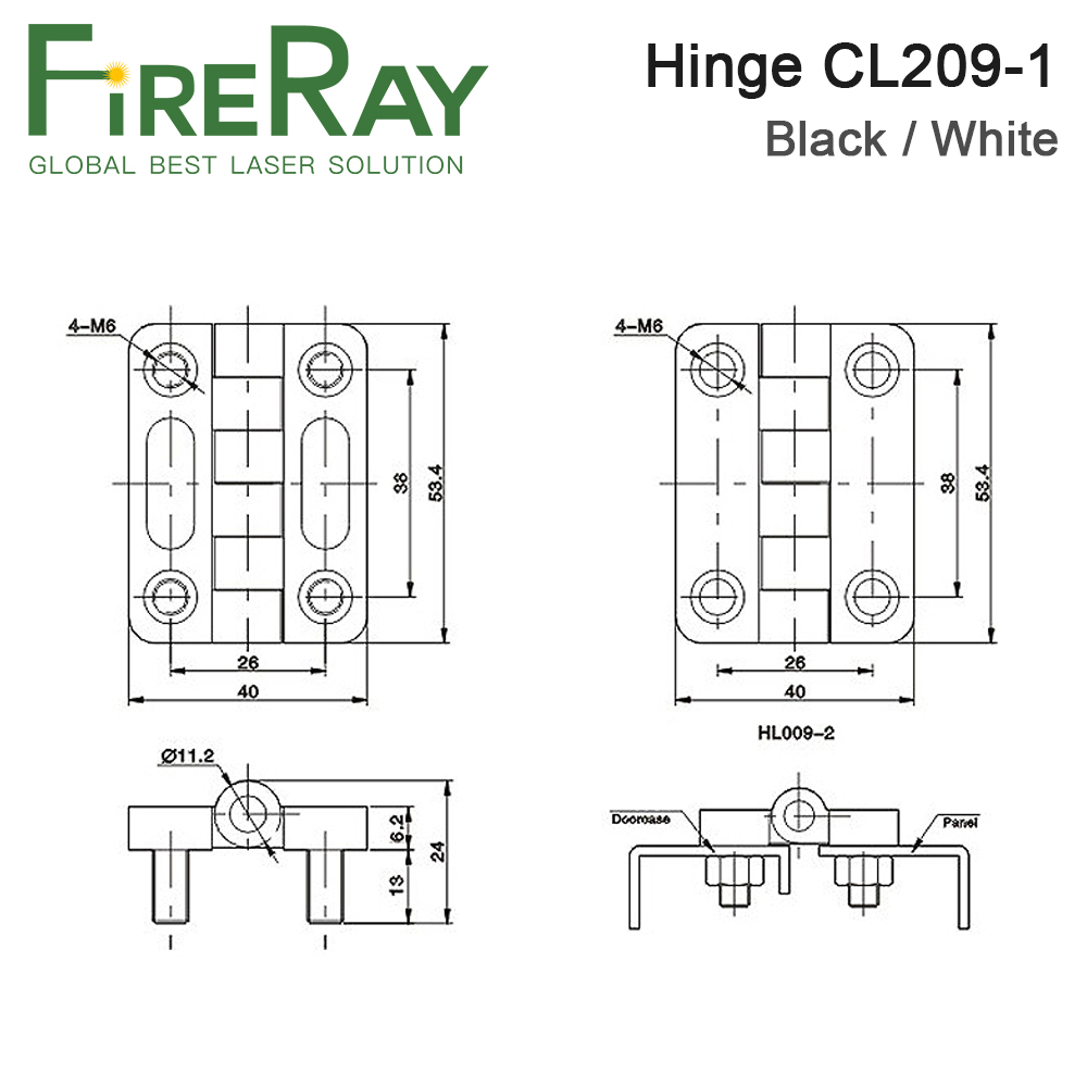 FireRay Hinge Cover Mechanical - Industrial Laser Engraver For Metal recension och pris