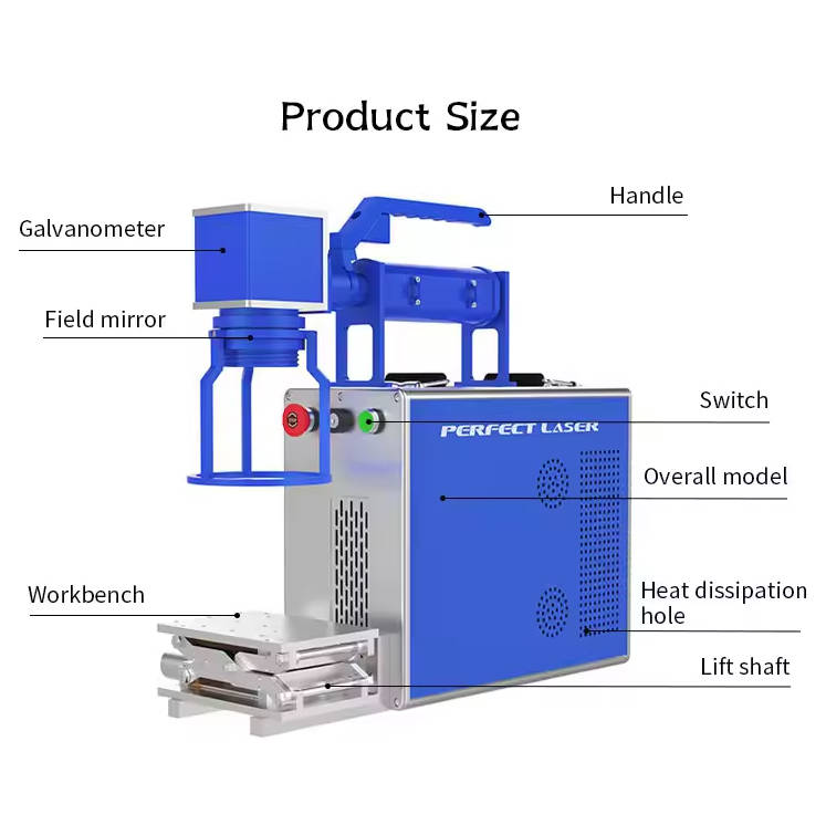 20W/30W/50W S4 Fiber Laser Mar - Industrial Laser Engraver For Metal recension och pris
