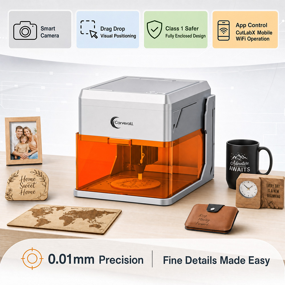 Carverall A1PRO 10W Laser Engr - Industrial Laser Engraver For Metal recension och pris