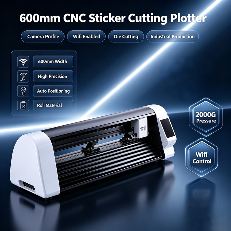 600mm CNC Laser Sticker Cuttin - Industrial Laser Cutting Machine recension och pris